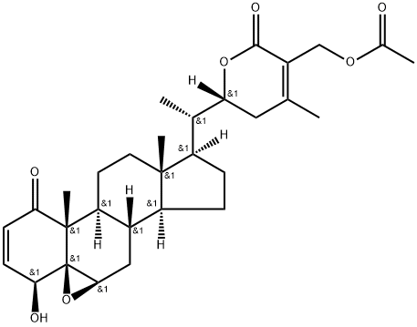 27-O-アセチルウィタフェリンA 化学構造式