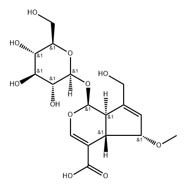 6-甲氧基京尼平苷酸,1215178-87-2,结构式