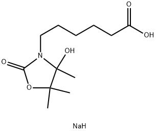 6-(4-hydroxy-4,5,5-trimethyl-2-oxo-1,3-oxazolidin-3-yl)hexanoate Structure
