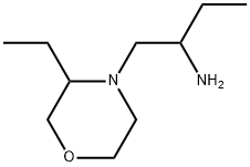 4-Morpholineethanamine, α,3-diethyl- Structure