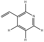 [2H4]-3-Vinylpyridine 化学構造式
