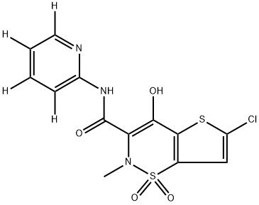 氯诺昔康-D4,1216527-48-8,结构式