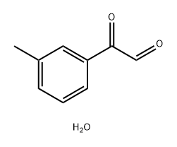 Benzeneacetaldehyde, 3-methyl-α-oxo-, hydrate (1:1) 结构式