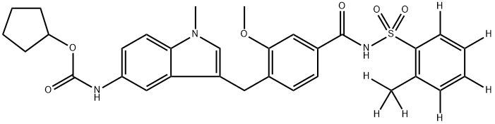 Zafirlukast-d7 Structure