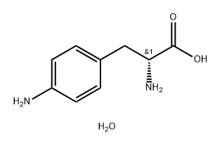 4-amino- D-Phenylalanine, hydrate (1:1) Structure
