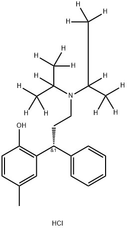 Tolterodine D14 Hydrochloride Structure