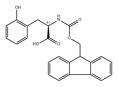 Fmoc-D-Phe(2-OH)-OH Structure