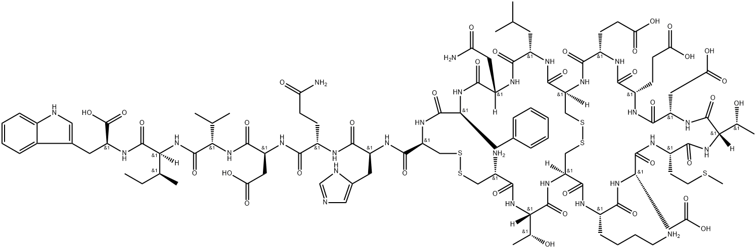 (Lys)-Sarafotoxin C Struktur