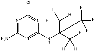 Desethylterbuthylazine-d9 Structure