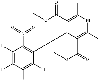 硝苯地平-D4, 1219798-99-8, 结构式