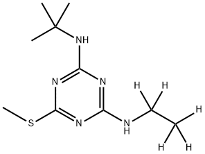 Terbutryn-d5 (ethyl-d5) Struktur