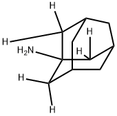 1-Aminoadamantane-2,2,2′,2′,2″,2″-d6 Structure