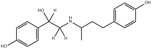 Ractopamine-d3 (Mixture of Diastereomers) Struktur