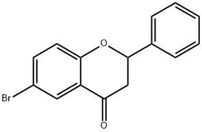 6-BROMO-2-PHENYL-CHROMAN-4-ONE, 1220531-63-4, 结构式