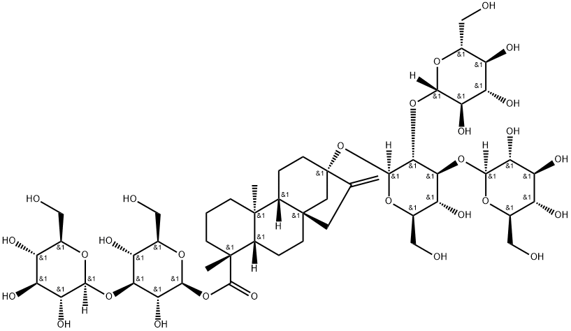 甜菊双糖苷 I, 1220616-34-1, 结构式