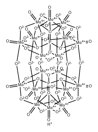 Molybdotungstophosphoric acid Structure
