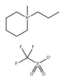 1-甲基-1-丙基哌啶鎓三氟甲磺酸盐, 1221445-34-6, 结构式