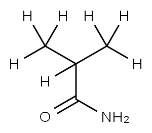 [2H7]-异丁酰胺 结构式