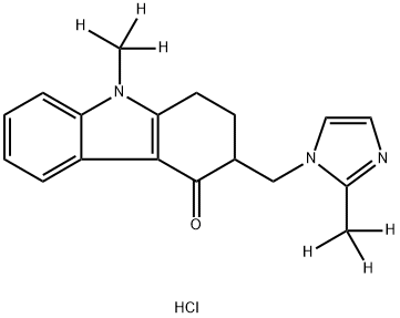 [2H6]-昂丹司琼盐酸盐 结构式
