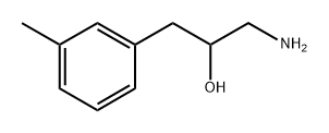 1-氨基-3-(间甲苯基)丙烷-2-醇,1225499-35-3,结构式