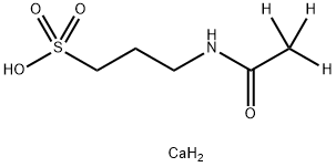 アカンプロサート-D3カルシウム 化学構造式