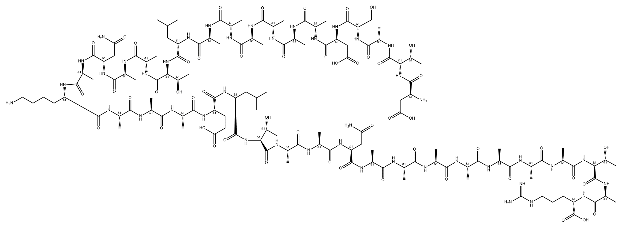 ANTIFREEZE POLYPEPTIDE 6,122604-16-4,结构式