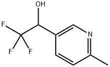 3-Pyridinemethanol, 6-methyl-α-(trifluoromethyl)- 结构式
