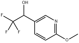 2,2,2-三氟-1-(6-甲氧基吡啶-3-基)乙醇, 1226507-29-4, 结构式