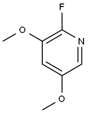 2-fluoro-3,5-dimethoxypyridine Struktur