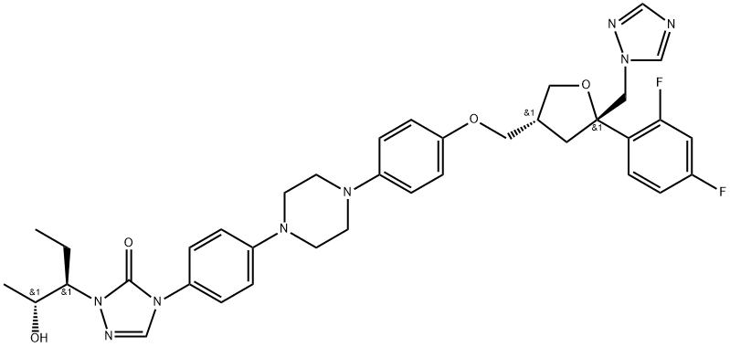 泊沙康唑杂质,1229428-89-0,结构式