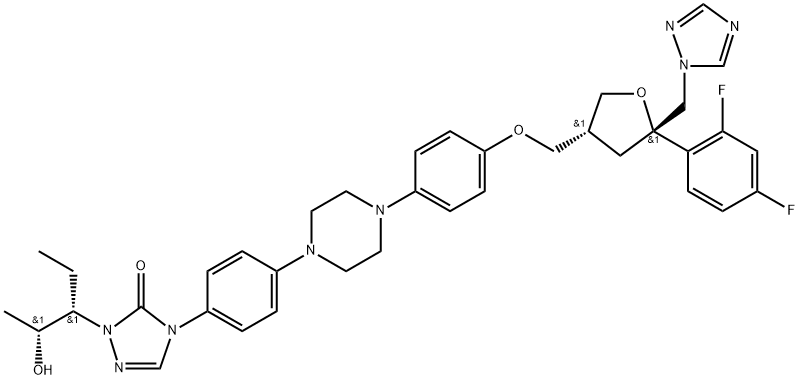 泊沙康唑杂质20,1229428-91-4,结构式