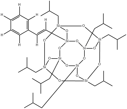 Pentacyclo[9.5.1.13,9.15,15.17,13]octasiloxane, 1,3,5,7,9,11,13-heptakis(2-methylpropyl)-15-[(1E)-2-(phenyl-2,3,4,5,6-d5)ethenyl-1,2-d2]-