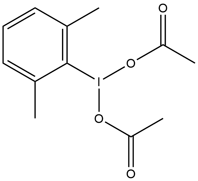 Diacetoxy(2,6-dimethylphenyl)-λ3-iodane,123084-61-7,结构式