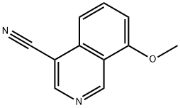 8-甲氧基异喹啉-4-甲腈, 1231761-42-4, 结构式