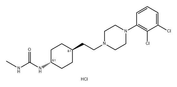 N-去甲卡利拉嗪, 1231947-91-3, 结构式