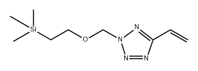 2-((2-(三甲基甲硅烷基)乙氧基)甲基)-5-乙烯基-2H-四唑 结构式