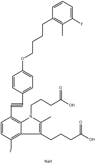 Gemilukast disodium salt 结构式