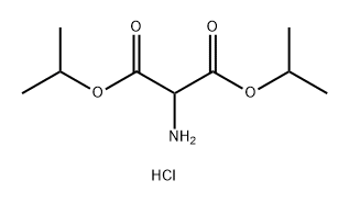 氨基丙二酸二异丙酯盐酸盐, 1233077-76-3, 结构式