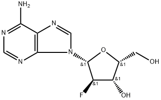 2'-氟-阿拉伯腺苷 结构式
