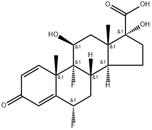 Difluprednate Impurity 14 化学構造式