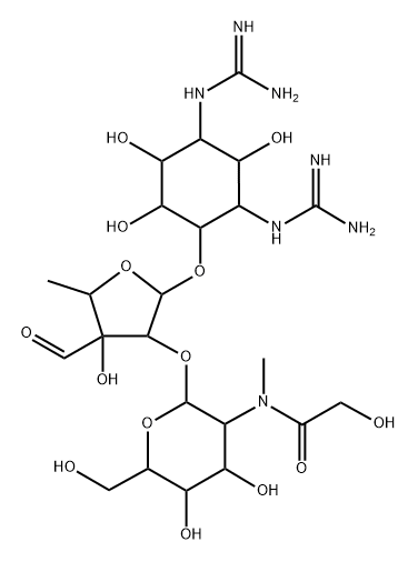 苇霉素 B, 123482-12-2, 结构式