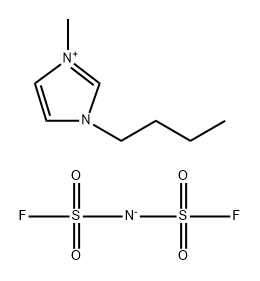 3-丁基-1-甲基-1H-咪唑-3-鎓双(氟磺酰基)亚胺, 1235234-58-8, 结构式