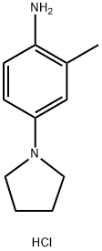 2-甲基-4-(吡咯烷-1-基)苯胺二盐酸盐,1235439-21-0,结构式