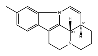 (3α)-11-メチル-20,21-ジノルエブルナメニン 化学構造式