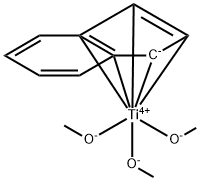 trimethoxy[(1,2,3,3a,7a-η)-1H-inden-1-yl]titanium Structure