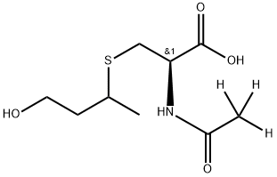 3-Hydroxy-1-methyl-propylmercapturic acid,1240483-47-9,结构式