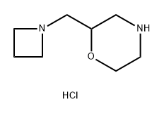 Morpholine, 2-(1-azetidinylmethyl)-,dihydrochloride Structure