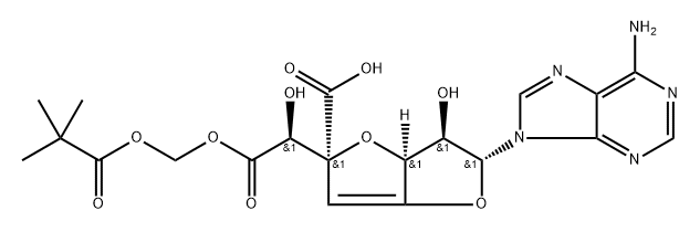 griseolic acid 8'-pivaloyloxymethyl ester 化学構造式