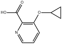 3-Cyclopropoxy-pyridine-2-carboxylic acid Structure