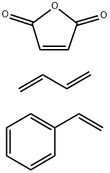 聚苯乙烯-BLOCK-聚(乙烯-RAN-丁烯)-BLOCK-苯乙烯-GRAFT-马来酸干 结构式